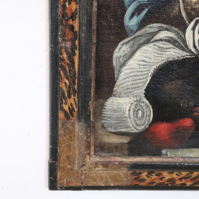 Madonna with Child and Angel, 17th Century, Oil Painting on Canvas, Framed For Sale - Image 6 of 18