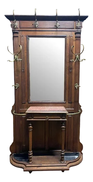 Napoleon III Walnut Cloakroom