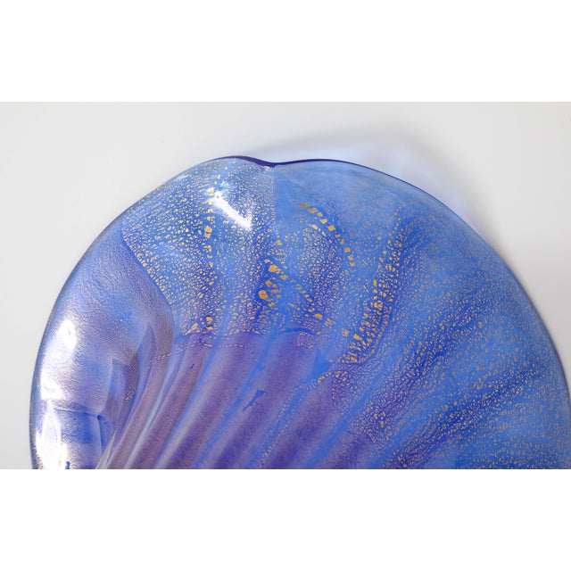 Mid-Century Modern Murano Glass Decorative Vase 1950's Design For Sale - Image 3 of 8