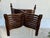 Antique Wood Side Chair: Savonarola Carved Hardwood Antique Chair For Sale - Image 12 of 12
