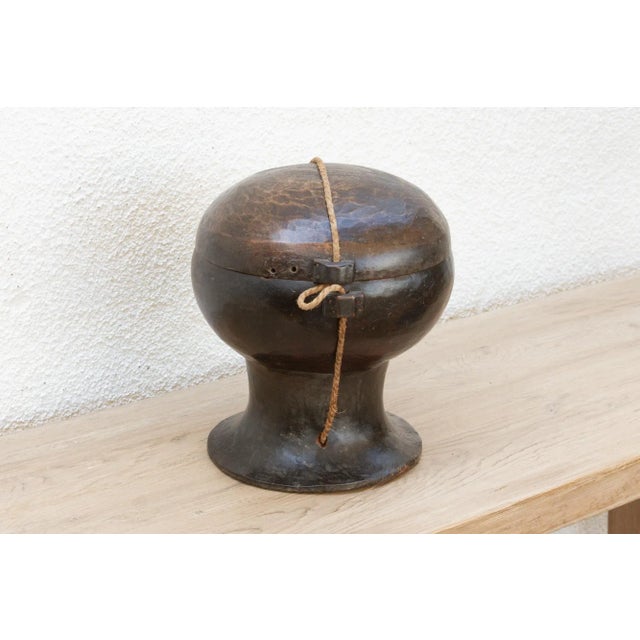 Antique Wooden Ceremonial Philippine Pot For Sale - Image 4 of 7