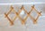 Vintage Retractable Wall-Mounted Coat Rack in Pine, 1970s For Sale - Image 4 of 7