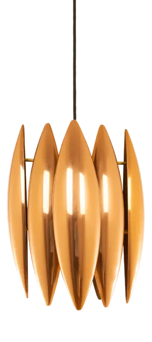 Copper Kastor Pendant by Jo Hammerborg for Fog & Mørup, 1960s