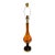1960sMid-Century Modern Murano Style Tortoiseshell Art Glass Table Lamp W/Optional Contemporary Shade For Sale
