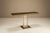 Console Table in Acrylic Glass, Brass and Marble from Belgochrom, 1970s For Sale - Image 4 of 13