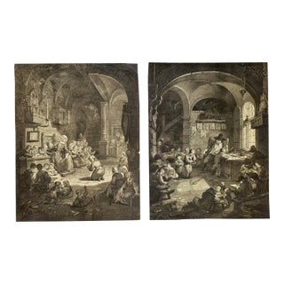 1837 J. Bulcock London Engravings After Lepoitevin/Greuze - A Pair For Sale