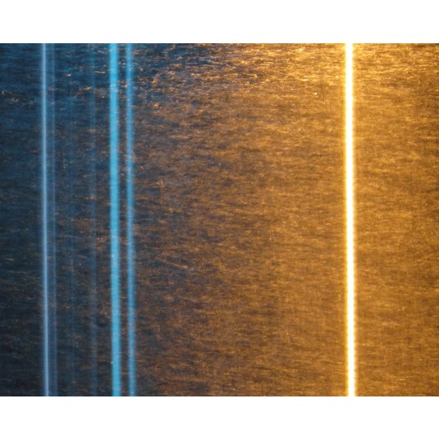 This large 40" x 30" abstract photographic print is by designer/artist/photographer Joseph Fountain, and was made in 2015....