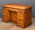19th Century Large English Pedestal Desk With Kneehole Cabinet of Mahogany For Sale - Image 5 of 11