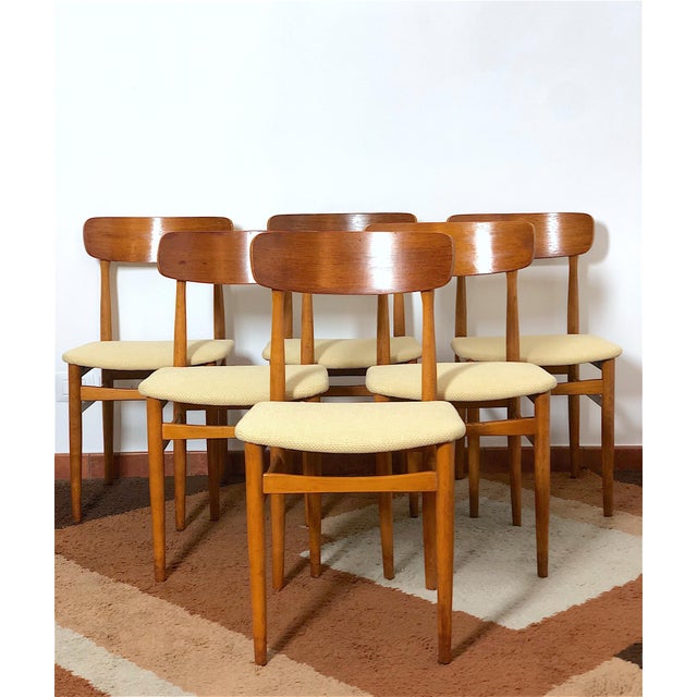 Mid-Century Modern Chairs, Italy, 1960s, Set of 6 For Sale - Image 4 of 17