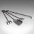 4 Antique Country House Inglenook Fire Tools, English, Companion Set, Victorian For Sale - Image 11 of 12