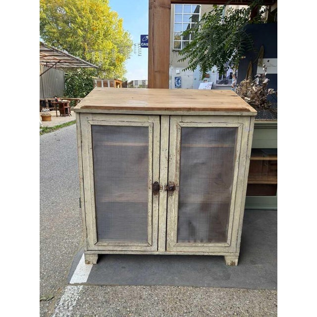 Vintage Pantry with Beige Patina, 1930s For Sale - Image 12 of 12