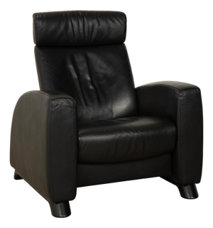 Arion Lounge Chair in Black Leather from Stressless