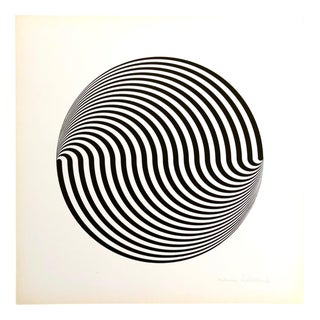 Marina Apollonio, Dinamica Circolare, 1966, Paper For Sale