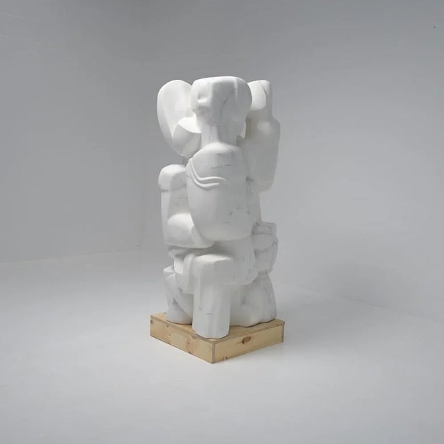 Jan Keustermans, Abstract Sculpture, Marble For Sale - Image 4 of 18