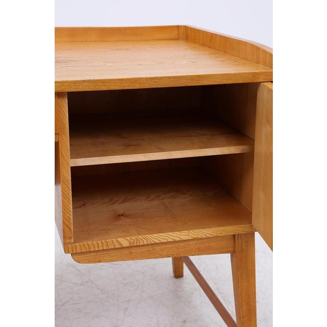 Mid-Century Ash Desk, 1960s For Sale - Image 12 of 18
