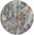 Nicolette Mayer Arcadia Chettah Scene 16" Round Pebble Placemat, Set of 4 For Sale