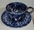 Folk Art 19th Century Sponge Ware Mush Cup and Saucer Set For Sale - Image 3 of 5