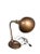 1970s Vintage Mid Century Modern Gooseneck Metal Desk Lamp - Industrial Dome Shade For Sale - Image 5 of 10