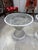 Vintage Russell Woodard Sculptura Side Table Spun Fiber Glass 50s/60s Pair Excellent condition Comes with the glass tops...
