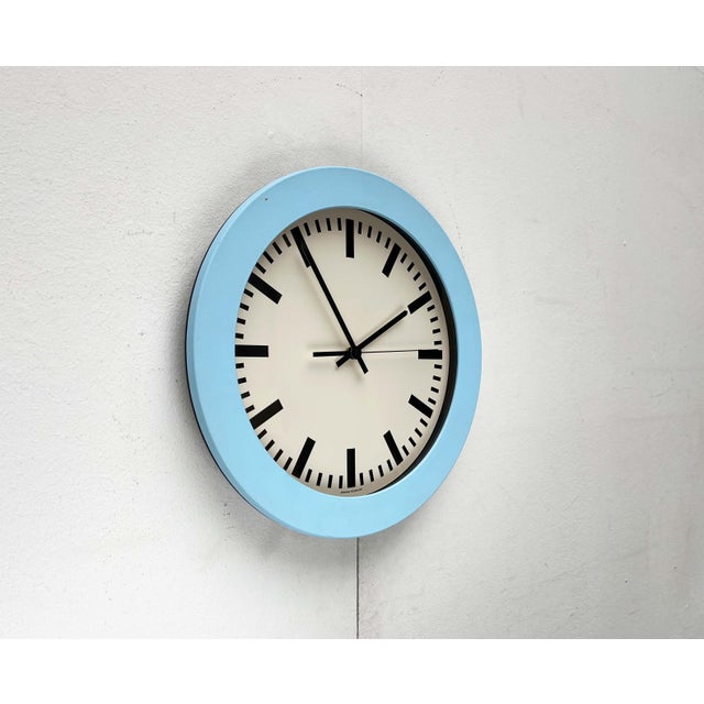 Vintage Italian Wall Clock from Junghans, 1980s For Sale - Image 18 of 18