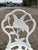 Early 21st Century Victorian Style Rose Pattern Cast Aluminum Garden Patio Outdoor Bistro Chairs For Sale - Image 5 of 11