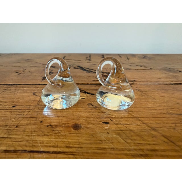 Pair of Hulet Hershey's "Chocolate" Kisses Recreated in Glass. A very fun & calorie~free addition to your glass candy...