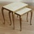 Louis XV Style Nesting Tables in Brass and Marble, 1950s, Set of 2 For Sale - Image 9 of 10