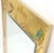 Glass La Barge Reverse Painted Gold Leaf Rectangular Frame Decorative Mirror For Sale - Image 7 of 13