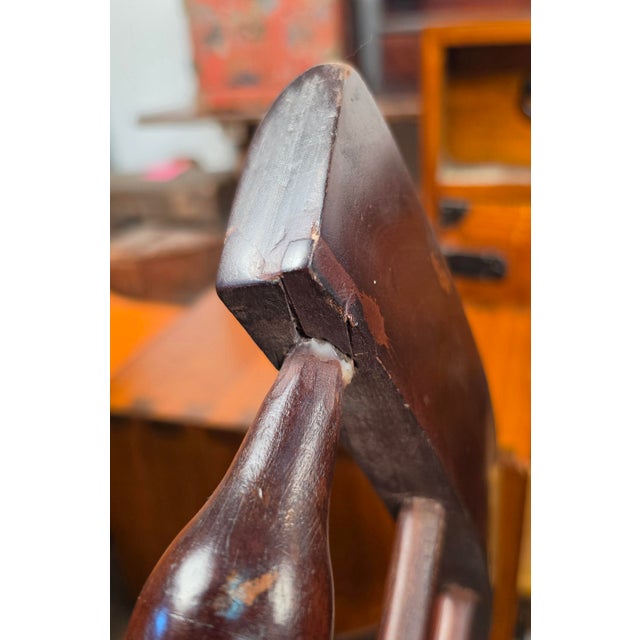 Brown 19th Century Mahogany Windsor Armchair, Jamaica For Sale - Image 8 of 8