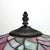 Late 20th Century Arts & Crafts Leaded Stained Glass Table Lamp For Sale - Image 10 of 14
