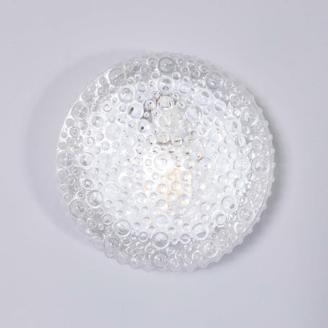 1950s Czech Clear Bubble Wall Lamp, 1950s For Sale - Image 5 of 11