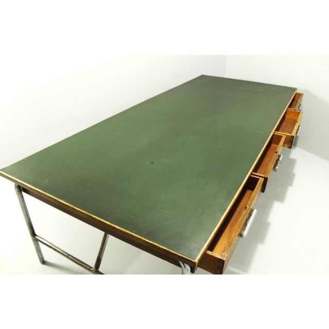 Bauhaus Vintage Bauhaus Desk in Oak, 1930s For Sale - Image 3 of 18