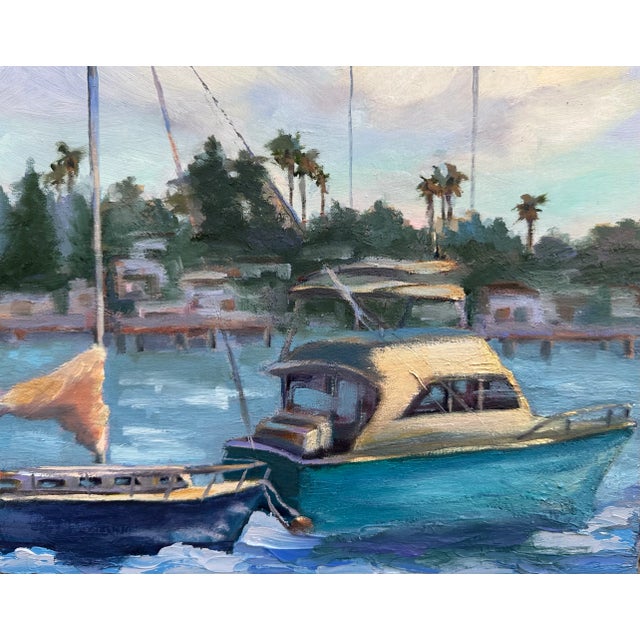 Original Fine Art Painting - Balboa Duo For Sale