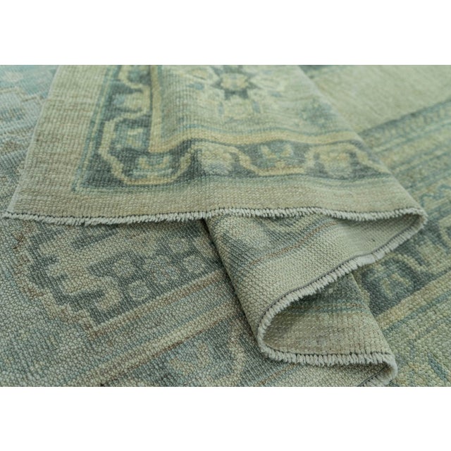 Turkish Oushak Antique Look Rug 8'7" x 10'10" #20048 For Sale In Houston - Image 6 of 8