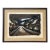Signed Mid-Century American Painting, Newly Framed in Museum Glass & Walnut Frame For Sale