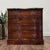 Vintage Mahogany Serpentine Chest W/ Leather Top For Sale - Image 10 of 10