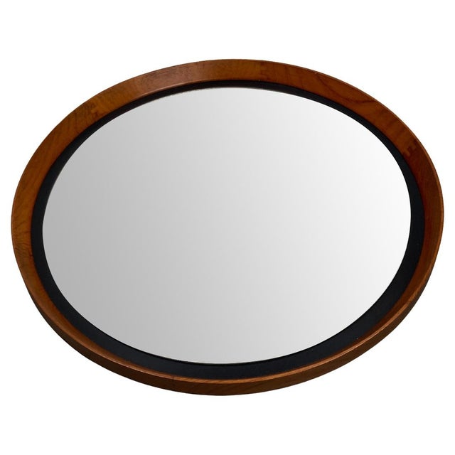 Teak Mirror by Uno & Östen Kristiansson for Luxus For Sale - Image 11 of 11