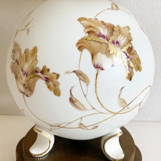 Rosenthal Germany Rosenthal Porcelain Lamp & Shade For Sale - Image 4 of 9