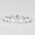 Modern 0.94ctw Diamond Eternity Band 14k White Gold Wedding Ring Size 6.25 Stackable For Sale - Image 3 of 9
