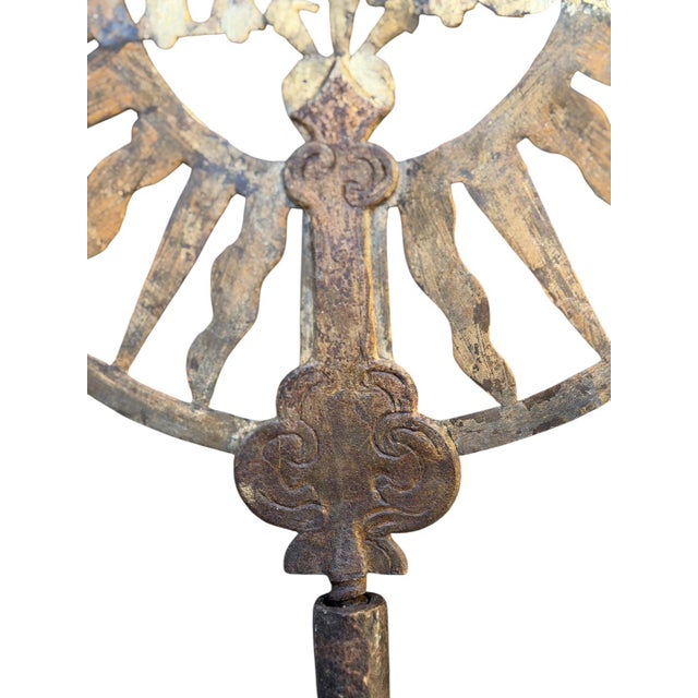 Austrian Processional Cross Antique For Sale - Image 4 of 6