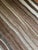 Mid-Century Modern Vintage Striped Kilim | Undyed Organic Wool | 4'3" X 7'11" For Sale - Image 3 of 5