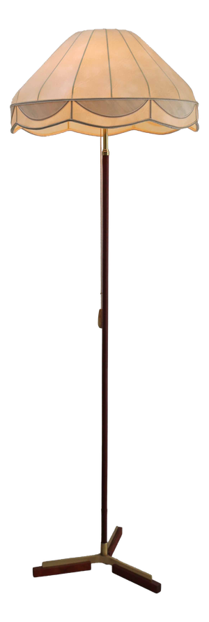 Danish Teak Tripod Floor Lamp, 1960s