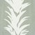 Abstract Sample - Schumacher White Lotus Wallcovering In Cool Green For Sale - Image 3 of 6