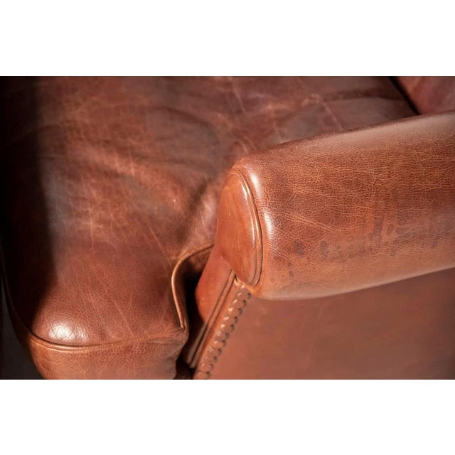 Vintage Lounge Chair and Ottoman by Baxter, 2000, Set of 2 For Sale - Image 8 of 17