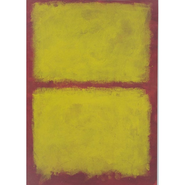 Mark Rothko (1903-1970) Red and Yellow Composition Original color poster after the 1968 work On poster paper, 59 x 84 cm...