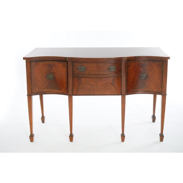 Hepplewhite Style Mahogany Sideboard / Server For Sale - Image 12 of 12