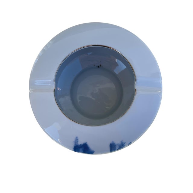 Mid 20th Century 20th Century Arita Ware Porcelain Ashtray For Sale - Image 5 of 8
