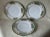 Ceramic 3 Fine Antique Porcelain Plates by Fischer and Mieg, Gilt Gold, Lattice Motif For Sale - Image 7 of 11