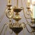 Metal Vintage 20th Century French Nine-Light Tiered Brass and Crystal Chandelier For Sale - Image 7 of 13