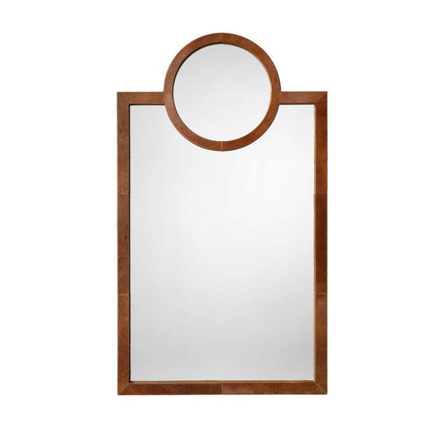 Keystone Mirror, Saddle Hide For Sale